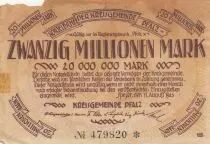 Germania 20 millionen Mark - City of Pfalz - Number 479820 - 1923