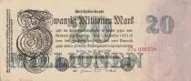 Germania 20 millionen mark - Reichsbanknote - Serial 27K - 1923