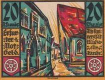 Germania 20 Pfennig - Erfurt - Notgeld - 1920