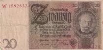 Germania 20 Reichsmark - Werner Von Siemens - 1929 - Serial W