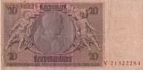 Germania 20 Reichsmark - Werner Von Siemens - 1929 - Serial Y