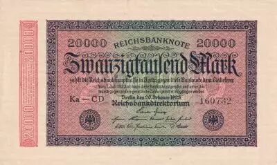 Germania 20000 Mark - 1923 - Serial Ka-CD