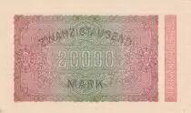 Germania 20000 Mark - 1923 - Serial Pa-DC
