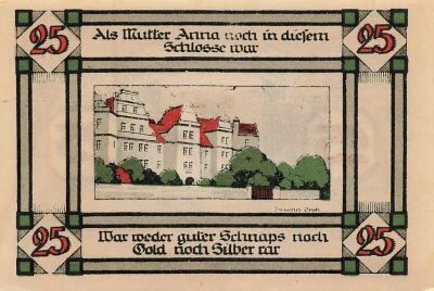 Germania 25 Pfennig - Annaburg - 1921 - Notgeld