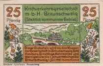 Germania 25 Pfennig - Braunschweig - Notgeld - 1921