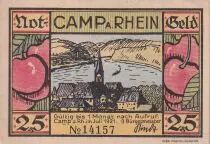 Germania 25 Pfennig - Camp Bornhofen - Notgeld - 1921