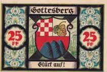 Germania 25 Pfennig - Gottesberg - Notgeld - 1921