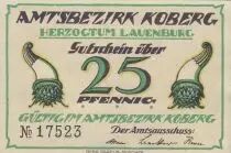Germania 25 Pfennig - Koberg - Number 17523 - 1921