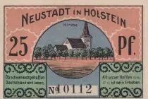 Germania 25 Pfennig - Neustadt i. Holstein - Notgeld - 1921