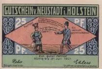 Germania 25 Pfennig - Neustadt i. Holstein - Notgeld - 1921