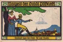 Germania 25 Pfennig - P&ouml;sseneck - Notgeld - 1921