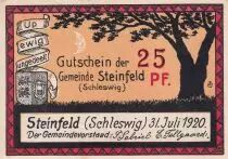 Germania 25 Pfennig - Steinfled - Notgeld - 1920