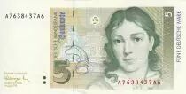 Germania 5 Mark - Bettina Von Arnim - 1991 - Letter A - P.37