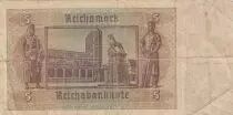 Germania 5 Mark - Lion\'s monument - Serial H - 1942 - P.186a