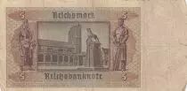 Germania 5 Mark - Lion\'s monument - Serial O - 1942 - P.186a