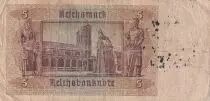 Germania 5 Mark - Lion\'s monument - WWII propanganda stamp - 1942