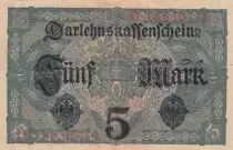 Germania 5 Mark - Woman, crown - 1917 - Serial O - P.56b