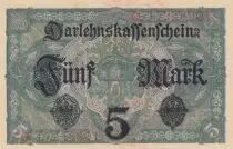 Germania 5 Mark - Woman, crown - 1917 - Serial Q - P.56b
