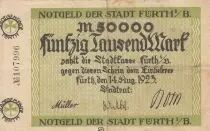 Germania 50 000 Mark - City of Furth - Number 107996 - 1923