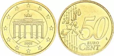 Germania 50 Centimes Euro - 2002 G