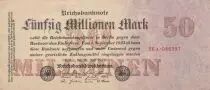 Germania 50 millionen mark - Reichsbanknote - Serial 26A - 1923