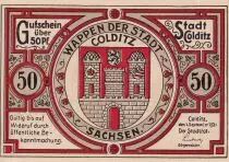 Germania 50 Pfennig - Colditz - Notgeld - 1921