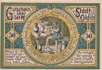 Germania 50 Pfennig - Colditz - Notgeld - 1921