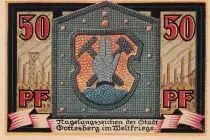 Germania 50 Pfennig - Gottesberg - Notgeld - 1921