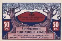Germania 50 Pfennig - Grundhuf in Angeln - Notgeld - 1921