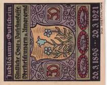 Germania 50 Pfennig - Oberheldrungen - Notgeld - 1921