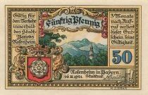 Germania 50 Pfennig - Rosenheim - Notgeld - 1921