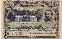 Germania 50 Pfennig - Sonderhausen - Notgeld - 1921