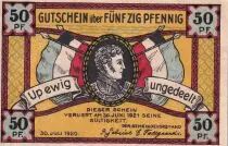 Germania 50 Pfennig - Steinfeld - Notgeld - 1921