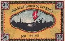 Germania 50 Pfennig - Steinfeld - Notgeld - 1921