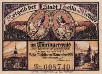 Germania 50 Pfenning - Zella-Mehlis - Notgeld - 1921
