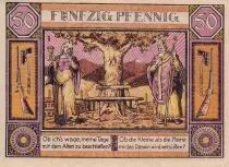 Germania 50 Pfenning - Zella-Mehlis - Notgeld - 1921