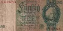 Germania 50 Reichsmark - David Hansemann - 1933 - Serial S