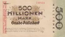 Germania 500 millionen Mark - City of Dusseldorf - Reihe I - 1923