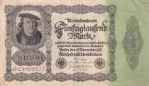 Germania 50000 Mark - Burgermaster Brauweiler - 1922 - Serial G - P.79