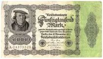 Germania 50000 Mark Burgermaster Brauweiler - 1922 Serial B