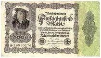 Germania 50000 Mark Burgermaster Brauweiler - 1922 Serial B