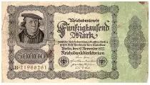 Germania 50000 Mark Burgermaster Brauweiler - 1922 Serial B
