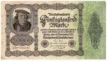 Germania 50000 Mark Burgermaster Brauweiler - 1922 Serial B