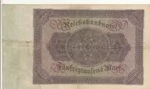 Germania 50000 Mark Burgermaster Brauweiler - 1922 Serial B