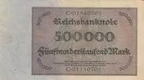 Germania 500000 Mark - Man with Jacobite cap - 1923 - Serial C - P.88b