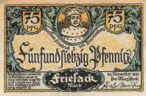 Germania 75 Pfennig - Friesack - 1921 - Notgeld
