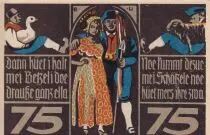 Germania 75 Pfennig - Rothenburg - Notgeld - 1921