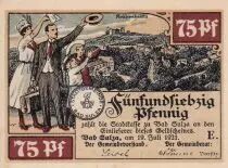 Germania 75 Pfennig - Sulza - Notgeld - 1921