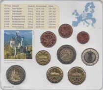 Germania BU Euro Coin Set GERMANY 2005 (Mint D)