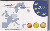 Germania EURO 2005 Coin Set - 1 Cent to 2 Euros - Atelier D